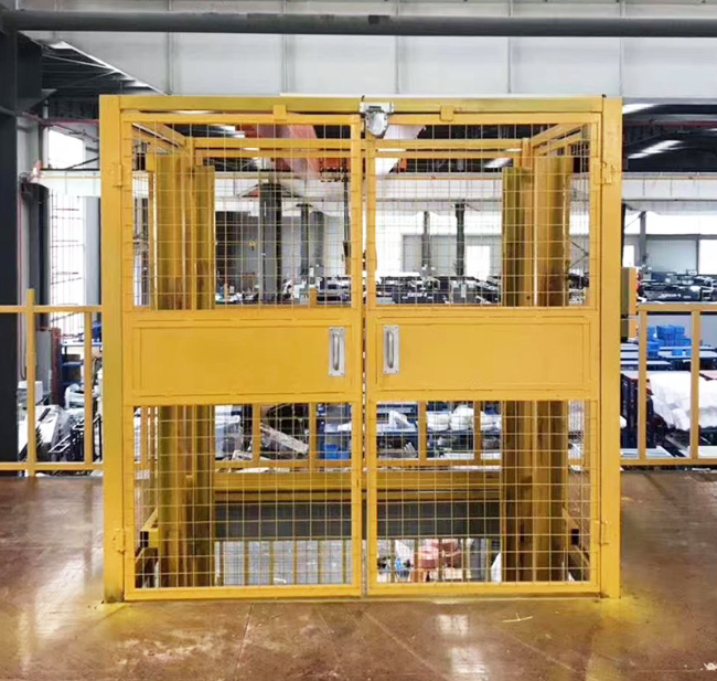 同安智能导轨式升降机亮相