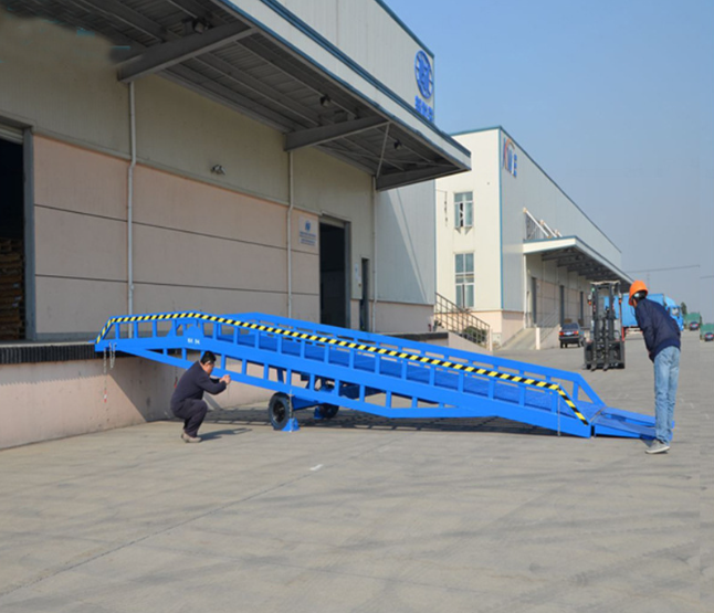 同安移动式登车桥应用
